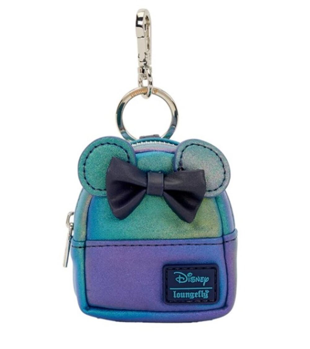 *Iridescent Confirmed* Loungefly Disney Minnie Mouse Glitter Mini Keychain